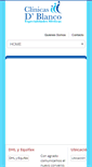 Mobile Screenshot of clinicasdeblanco.com